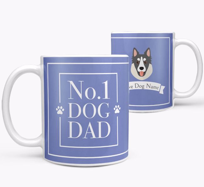 Personalised 'No.1 Dad' Mug from your {breedFullName}